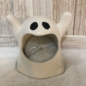 Ceramic Ghost Scrubby Holder